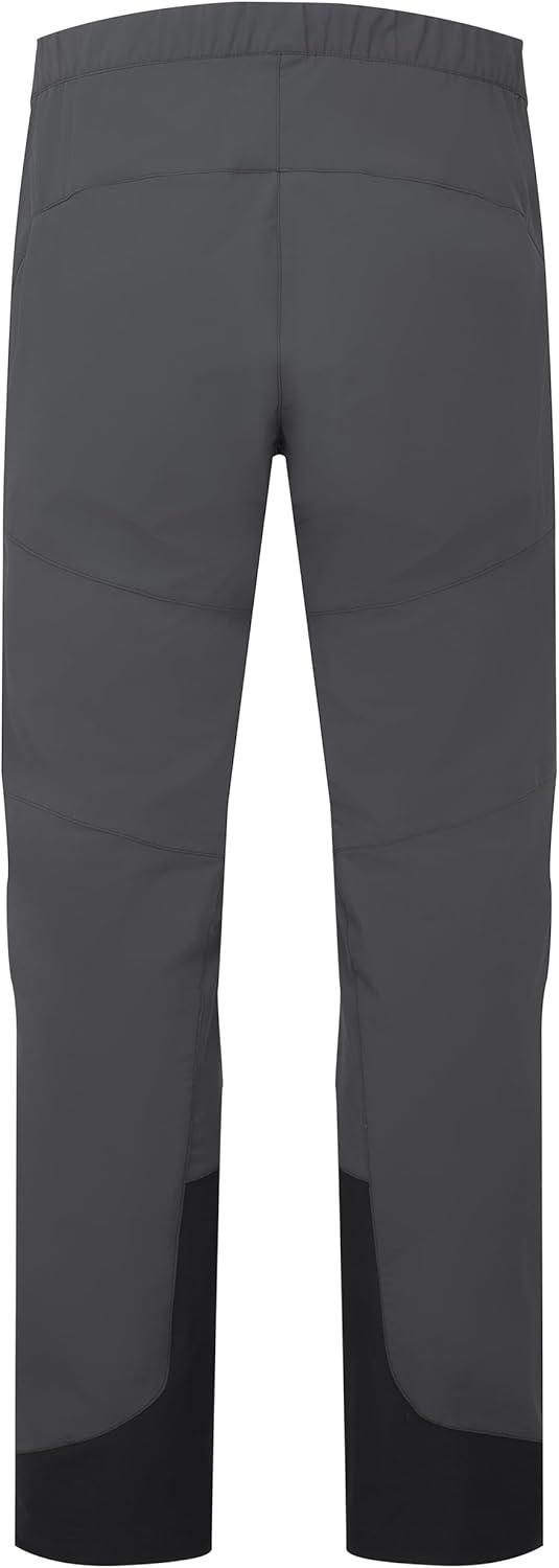 imageRab Mens Ascendor Pants MidWeight WaterRepellent Softshell Pants for Climbing amp HikingAnthracite