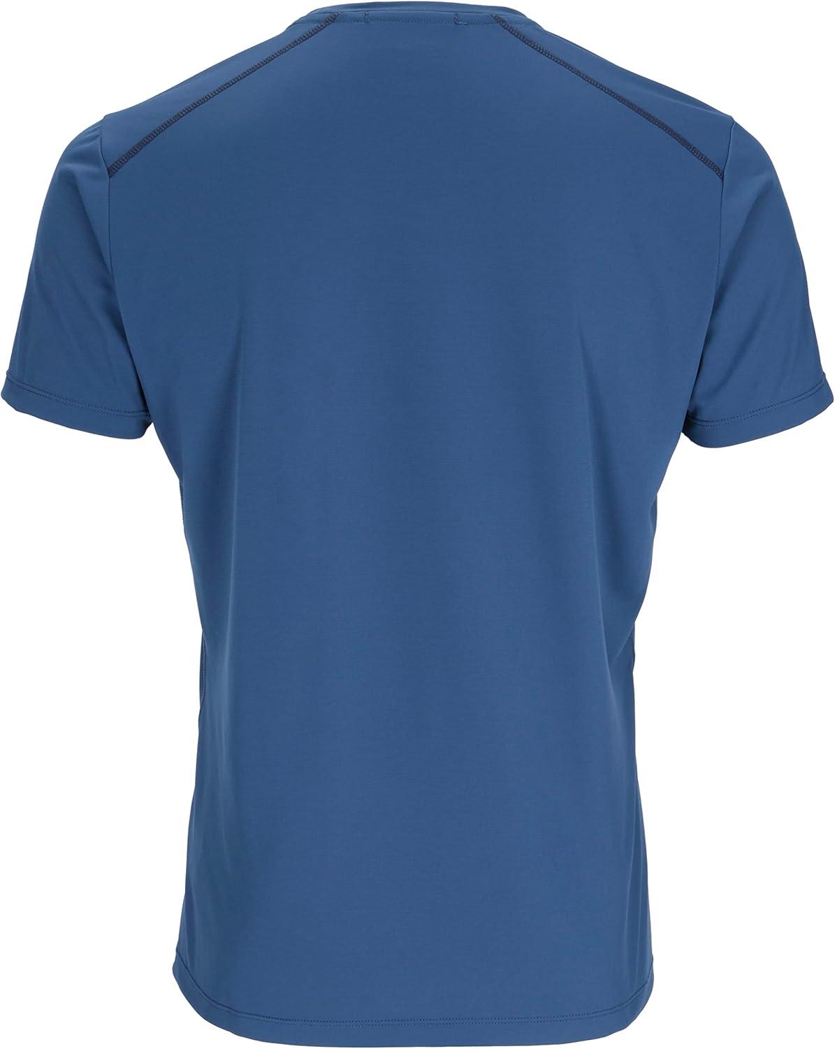 imageRab Mens Force Tee Lightweight TShirt for Hiking Climbing amp Trail RunningNightfall Blue