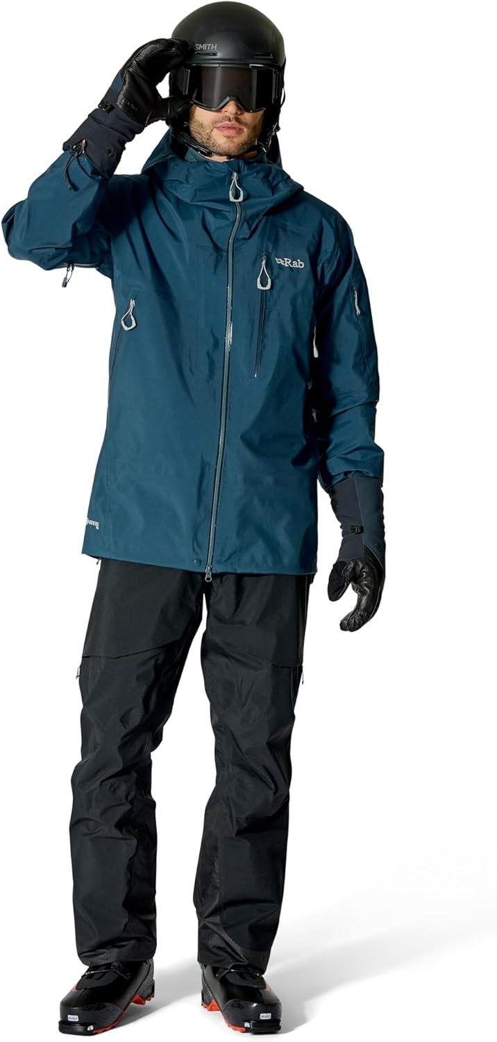 imageRab Mens Khroma Latok GoreTex Pro Jacket GTX Waterproof Breathable Coat for Skiing amp Backcountry TouringTempest Blue