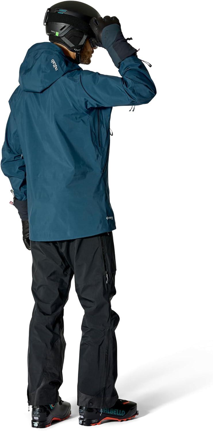 imageRab Mens Khroma Latok GoreTex Pro Jacket GTX Waterproof Breathable Coat for Skiing amp Backcountry TouringTempest Blue