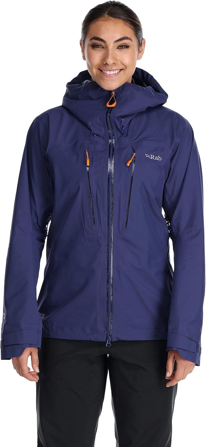 imageRab Womens Latok Alpine GoreTex Pro Jacket GTX Waterproof Breathable Shell Coat for Climbing amp MountaineeringPatriot Blue