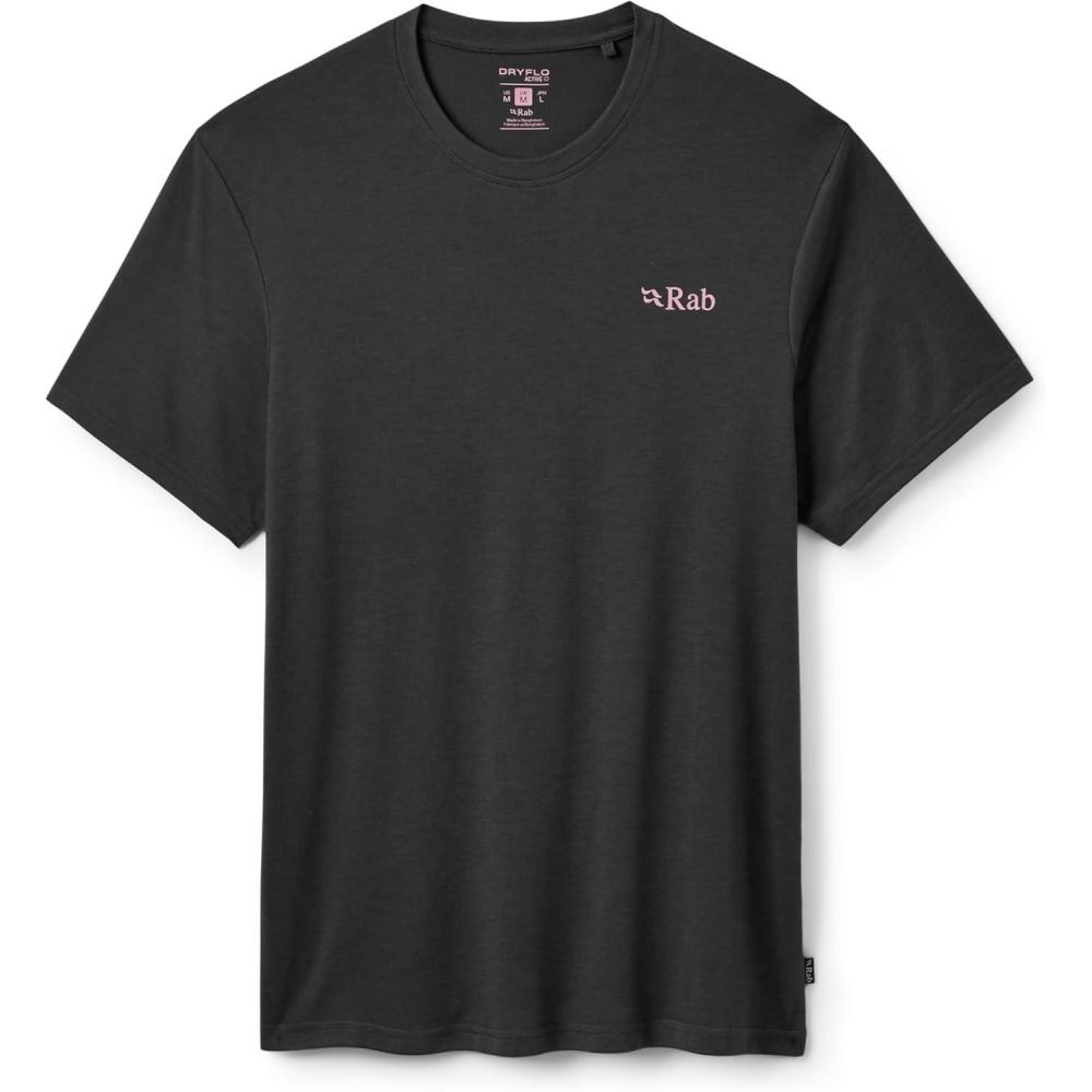 imageRab Mens Crimp Esker Tee Breathable Active ShortSleeve TShirt for Hiking Trekking amp ClimbingBeluga