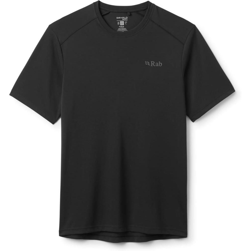 imageRab Mens Force Tee  Lightweight TShirt for Hiking Climbing amp Trail RunningBlack