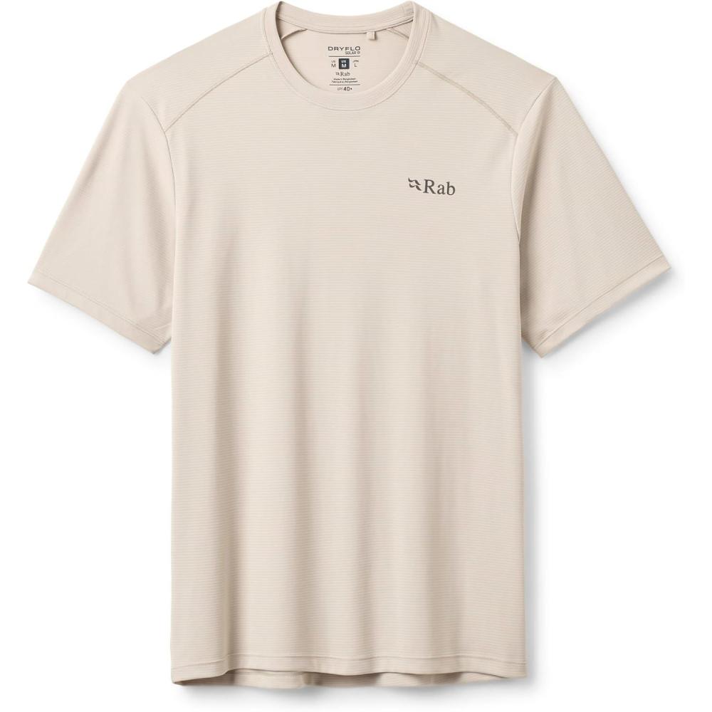 imageRab Mens Force Tee  Lightweight TShirt for Hiking Climbing amp Trail RunningPebble