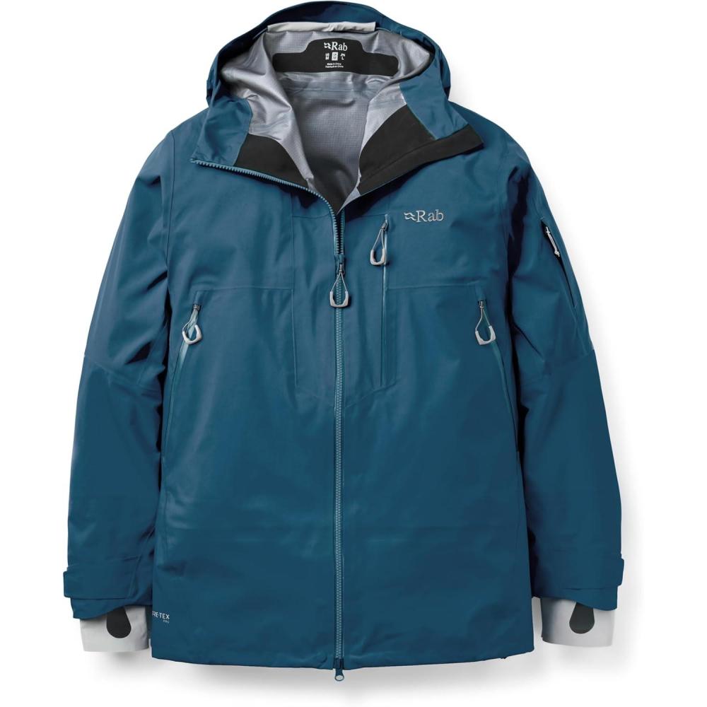imageRab Mens Khroma Latok GoreTex Pro Jacket GTX Waterproof Breathable Coat for Skiing amp Backcountry TouringTempest Blue