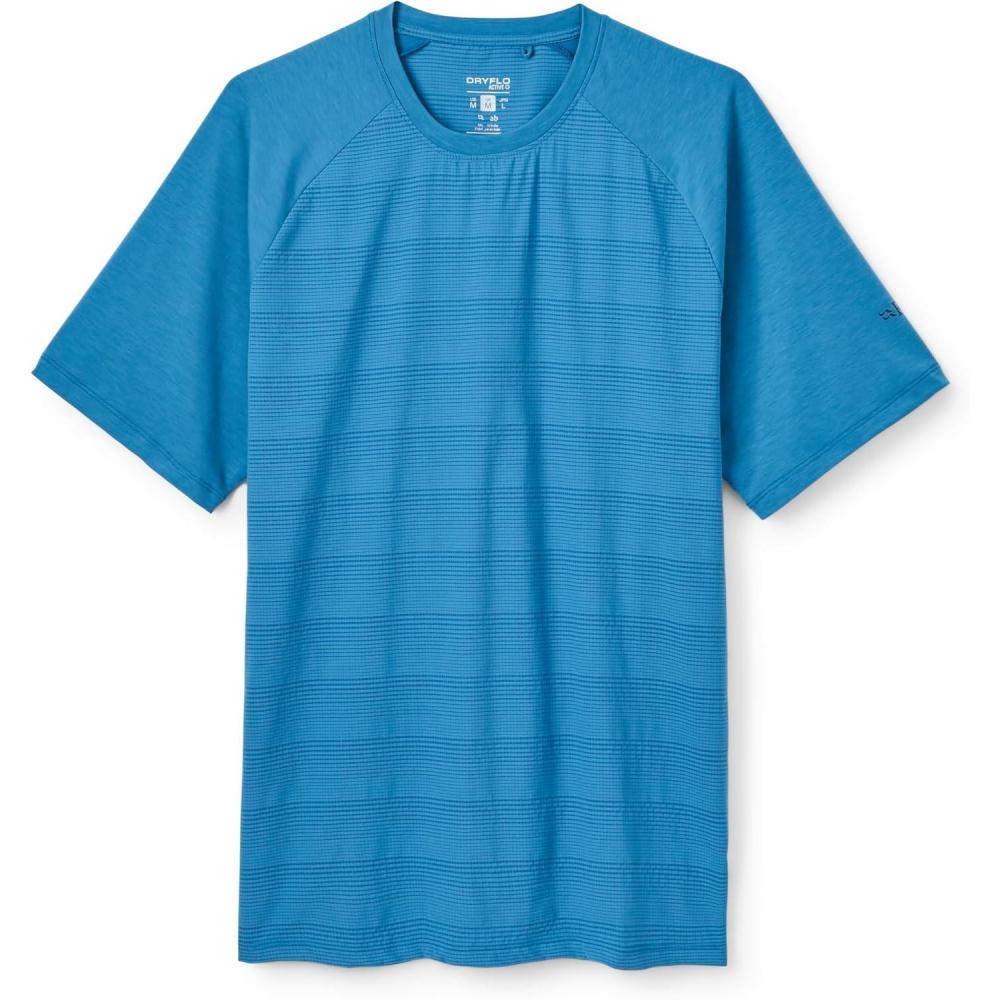 imageRab Mens Rivelin Shift Tee  Lightweight ShortSleeve TShirt for Hiking amp ClimbingDark Bluebird