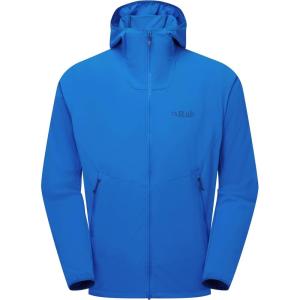 Rab Men’s Borealis Hoody Jacket – Lightweight Water-Repellent Softshell Coat for Hiking & Climbing(Maya Blue)