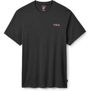 Rab Men’s Crimp Esker Tee – Breathable Active Short-Sleeve T-Shirt for Hiking, Trekking, & Climbing(Beluga)