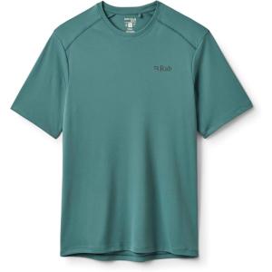 Rab Men’s Force Tee – Lightweight T-Shirt for Hiking, Climbing, & Trail Running(Sage)