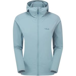 Rab Women’s Borealis Hoody Jacket – Lightweight Water-Repellent Softshell Coat for Hiking & Climbing(Citadel)