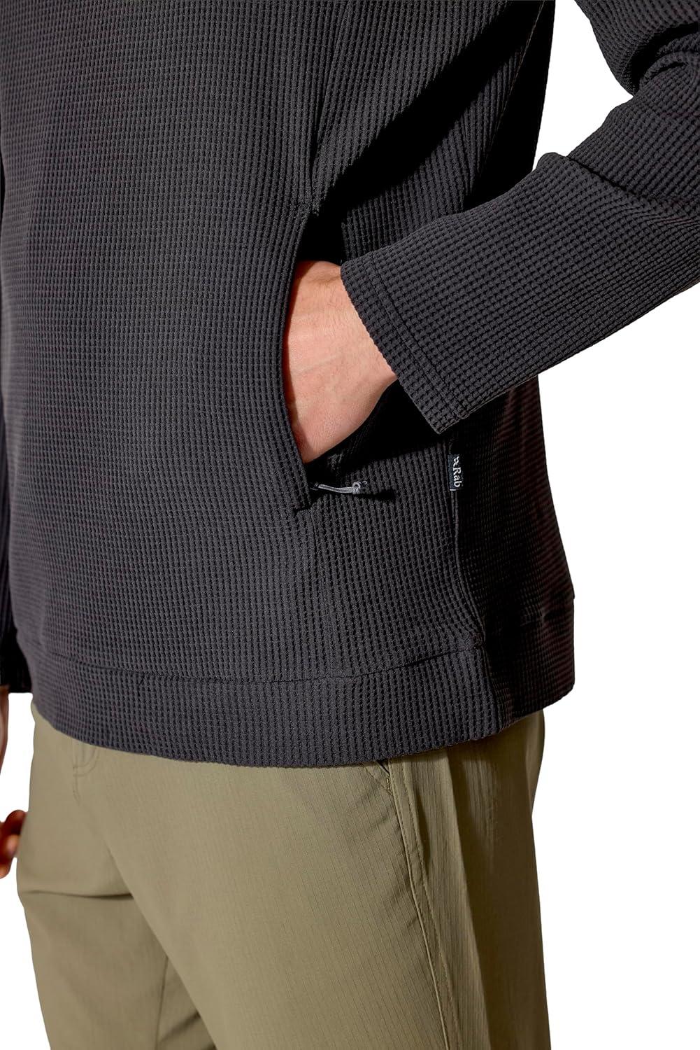 imageRab Mens Hepton Pullover Hoody Lightweight Warm Midlayer for Hiking amp ClimbingAnthracite