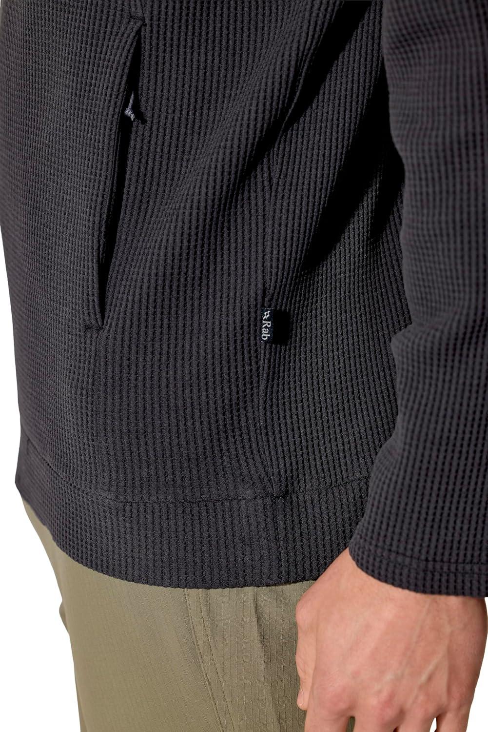 imageRab Mens Hepton Pullover Hoody Lightweight Warm Midlayer for Hiking amp ClimbingAnthracite