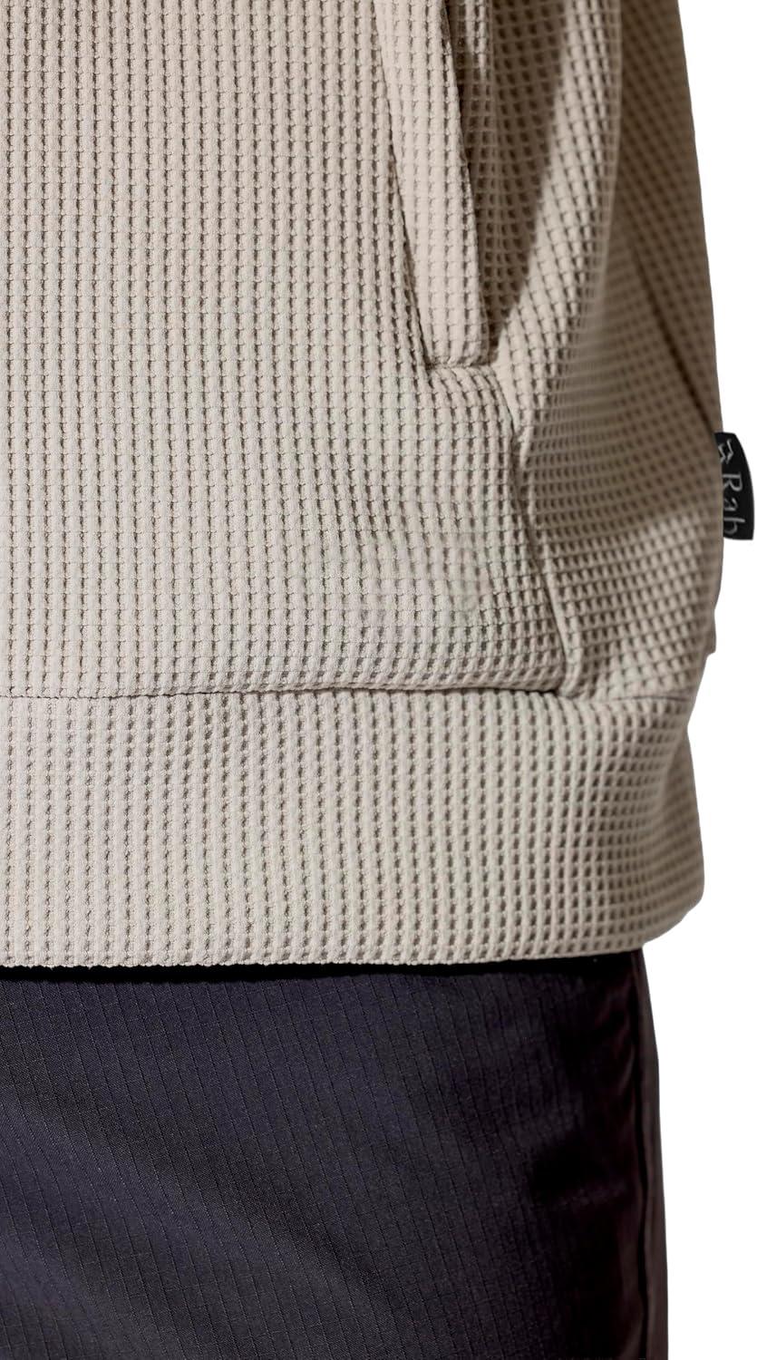imageRab Mens Hepton Pullover Hoody Lightweight Warm Midlayer for Hiking amp ClimbingPebble