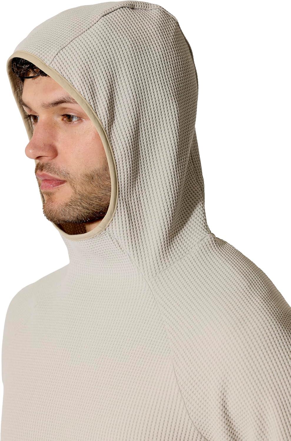 imageRab Mens Hepton Pullover Hoody Lightweight Warm Midlayer for Hiking amp ClimbingPebble