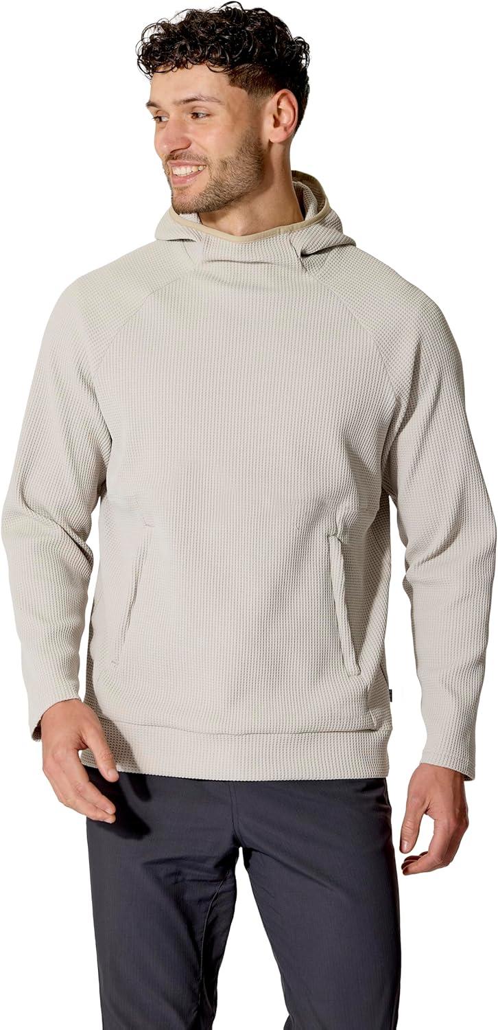 imageRab Mens Hepton Pullover Hoody Lightweight Warm Midlayer for Hiking amp ClimbingPebble