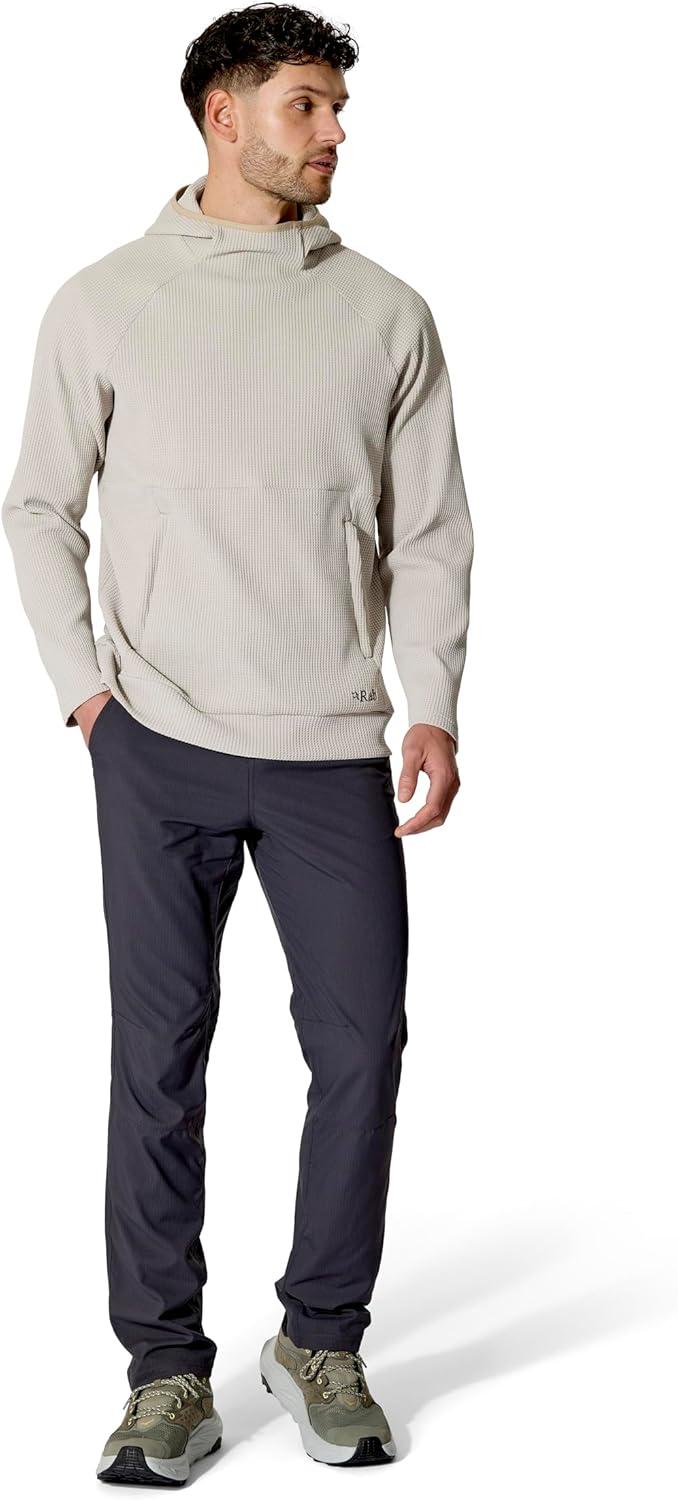 imageRab Mens Hepton Pullover Hoody Lightweight Warm Midlayer for Hiking amp ClimbingPebble