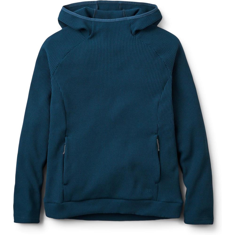 imageRab Mens Hepton Pullover Hoody Lightweight Warm Midlayer for Hiking amp ClimbingTempest Blue